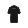 T-shirt à manches courtes Off-White pour homme, collection SS22, imprimé alphabétique cartoon, noir
