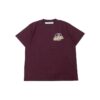 T-shirt à manches courtes Off-White pour homme, violet, avec patch en caoutchouc « Bronzing Arrow »