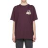T-shirt à manches courtes Off-White pour homme, violet, avec patch en caoutchouc « Bronzing Arrow »