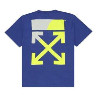 T-shirt à manches courtes oversize Arrows SS19 « Bleu néon vert »