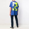 T-shirt à manches courtes oversize Arrows SS19 « Bleu néon vert »
