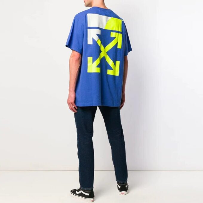T-shirt à manches courtes oversize Arrows SS19 « Bleu néon vert »