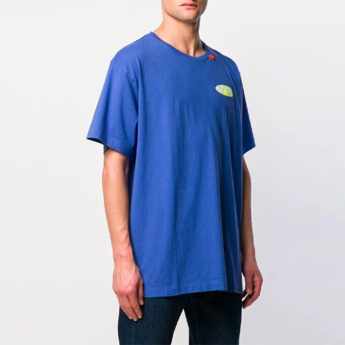 T-shirt à manches courtes oversize Arrows SS19 « Bleu néon vert »