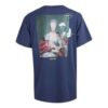 T-shirt à manches courtes pour homme avec applique « Mariana Painting » – Bleu