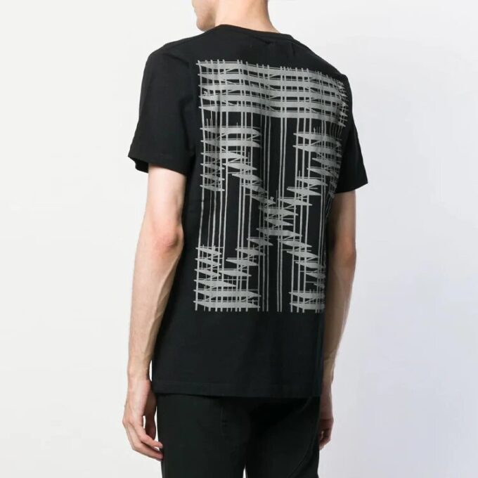 T-shirt à manches courtes pour homme avec logo, coupe normale