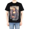 T-shirt à manches courtes pour homme avec logo Mona Lisa, coupe classique