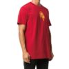 T-shirt à manches courtes rouge avec logo Pascal imprimé en grand format