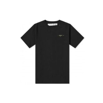 T-shirt à manches courtes slim avec flèches en acrylique