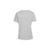 T-shirt à manches courtes slim fit avec logo alphabétique sur la poitrine, gris