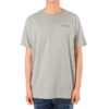 T-shirt à manches courtes slim fit avec logo alphabétique sur la poitrine, gris
