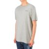 T-shirt à manches courtes slim fit avec logo alphabétique sur la poitrine, gris