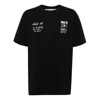 T-shirt à manches courtes SS19 pour homme Mona Lisa, coupe normale