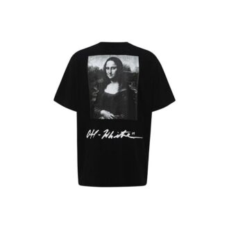 T-shirt à manches courtes SS19 pour homme Mona Lisa, coupe normale