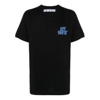 T-shirt à manches courtes SS21 avec logo imprimé Arrows, noir