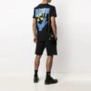 T-shirt à manches courtes SS21 avec logo imprimé Arrows, noir