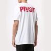 T-shirt à manches courtes unisexe blanc imprimé Sketch