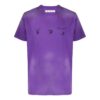 T-shirt à manches courtes violet avec logo