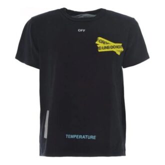 T-shirt à manches courtes Yellow Arrow Noir