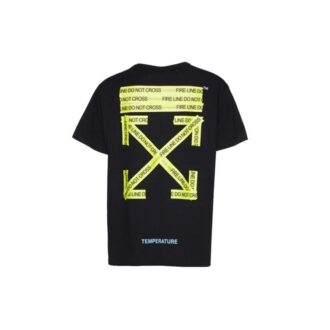 T-shirt à manches courtes Yellow Arrow Noir