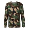 T-shirt à manches longues ample imprimé camouflage Off-White pour homme, collection printemps-été 2021, vert