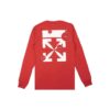 T-shirt à manches longues Cut Here « Rouge »