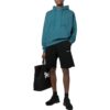 T-shirt à manches longues décontracté unie bleu pour homme Off-White