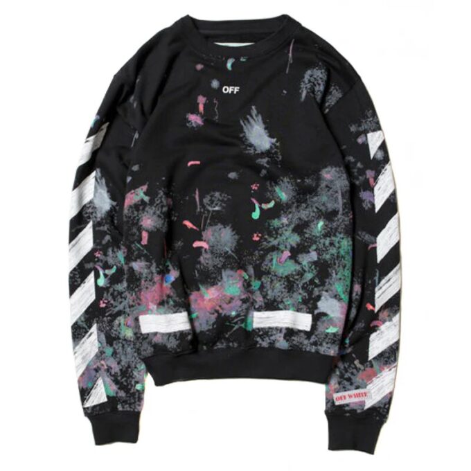 T-shirt à manches longues Diag Galaxy brossé