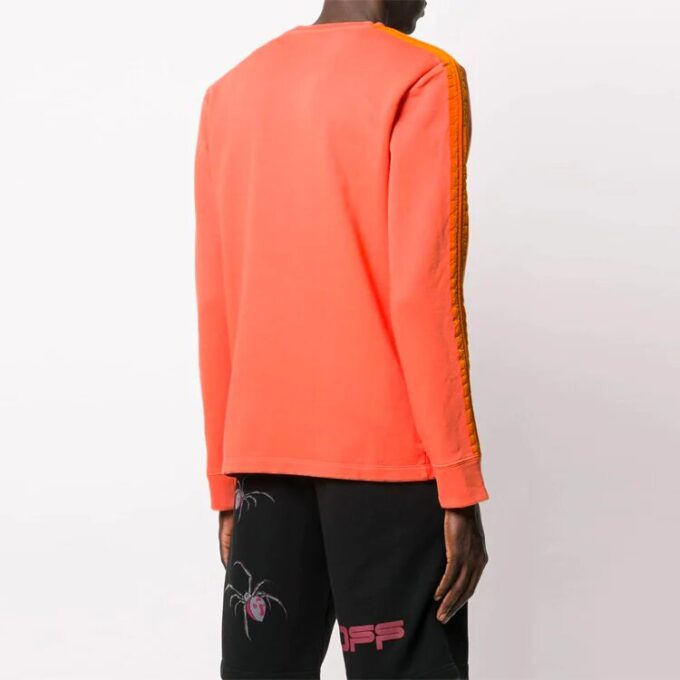 T-shirt à manches longues en patchwork « Material Love » version standard, orange