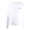 T-shirt à manches longues et col rond avec motif logo FW21, version standard, blanc