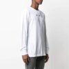 T-shirt à manches longues et col rond imprimé Arrows, version standard, blanc, collection printemps-été 2021