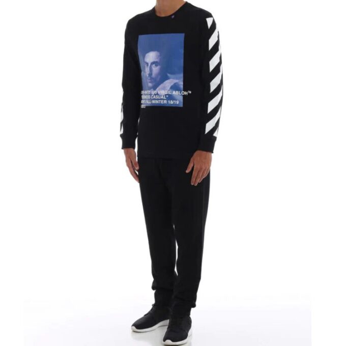 T-shirt à manches longues imprimé Gian Lorenzo Bernini