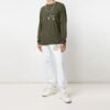 T-shirt à manches longues imprimé SS21, vert