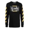 T-shirt à manches longues noir Caravaggio Painting pour homme Off-White FW21