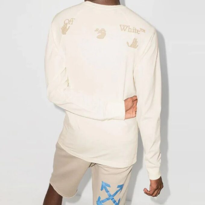 T-shirt à manches longues Off-White x Browns 50 pour homme