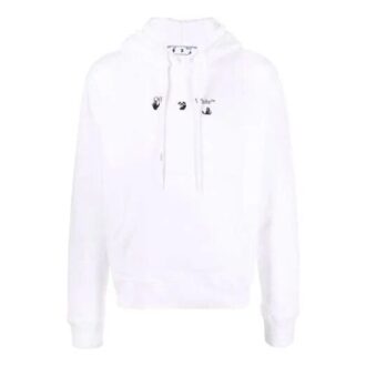 T-shirt à manches longues pour homme FW21 Marker Arrows Print, blanc