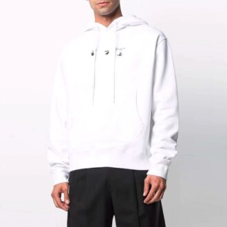 T-shirt à manches longues pour homme FW21 Marker Arrows Print, blanc