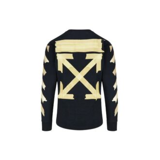 T-shirt à manches longues Tape Arrow « Noir »