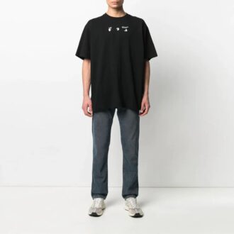 T-shirt Marker Over « Noir/Blanc »