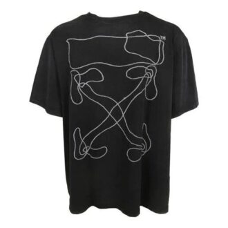 T-shirt à motifs abstraits « Black »
