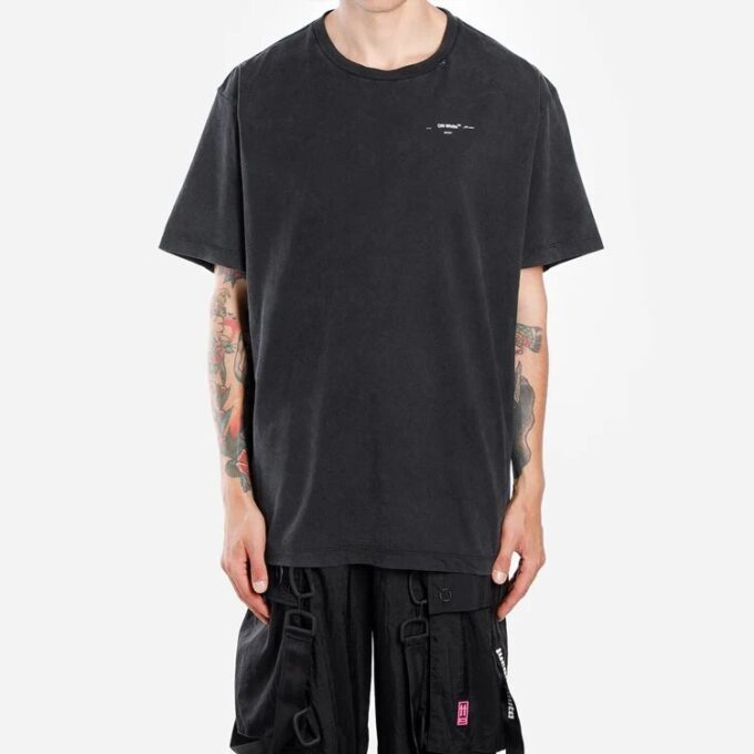 T-shirt à motifs abstraits « Black »