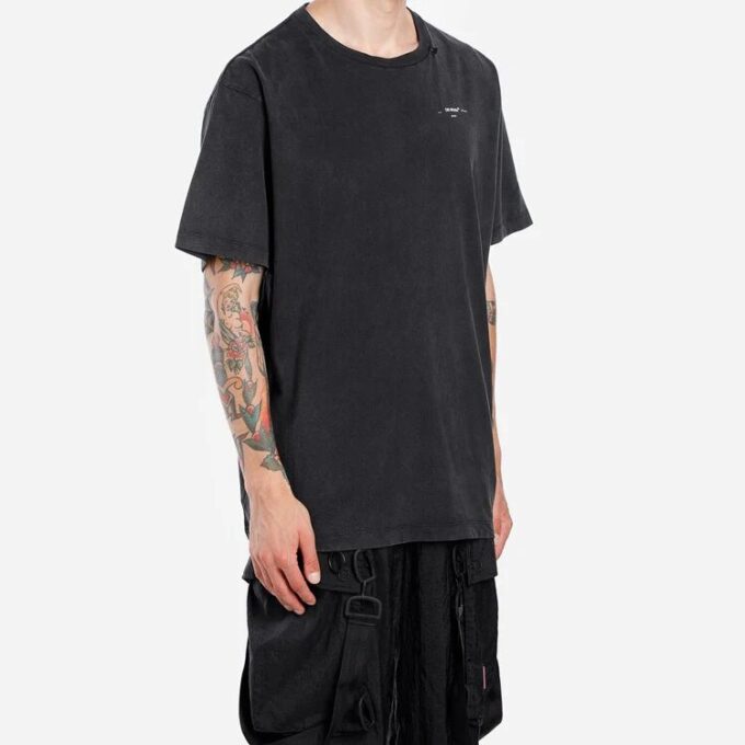 T-shirt à motifs abstraits « Black »