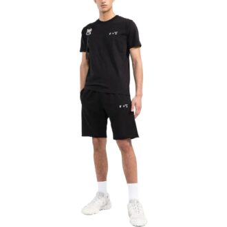 T-shirt noir à manches courtes et col rond unie Off-White pour homme