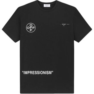 T-shirt noir à manches courtes et coupe ample Off-White pour homme, motif Arrows