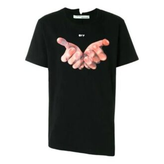T-shirt noir à manches courtes Off-White pour homme C/O VIRGIL ABLOH