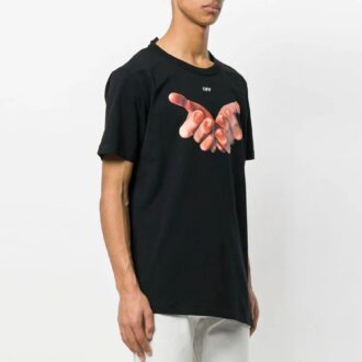 T-shirt noir à manches courtes Off-White pour homme C/O VIRGIL ABLOH