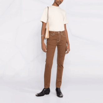 T-shirt Off-White à imprimé Diag « Beige »