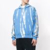 T-shirt Off-White pour homme bleu tie-dye à flèche réfléchissante