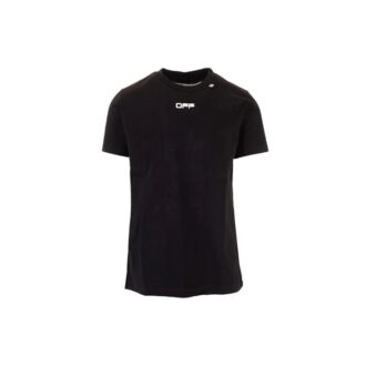 T-shirt Off-White pour homme Caravaggio Arrow à imprimé dans le dos, Shorts, version standard, noir