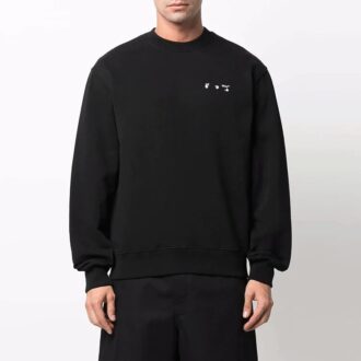 T-shirt Off-White pour homme Caravaggio Painting à col rond noir