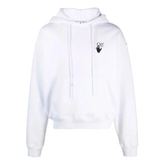 T-shirt Off-White pour homme SS22, couleur unie, imprimé logo, version manches longues, blanc